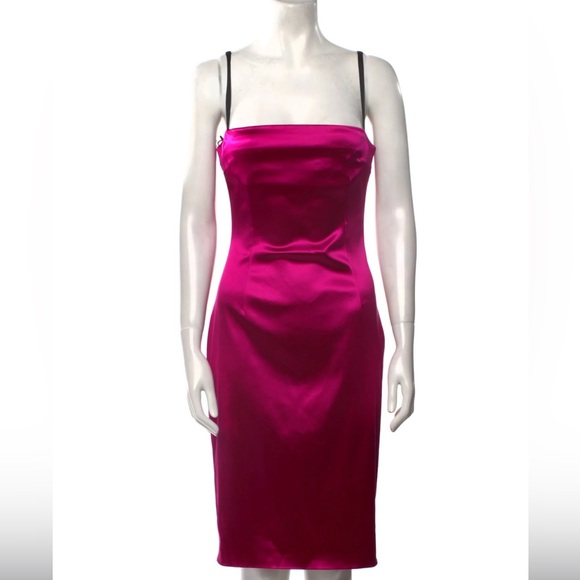 D&G Dresses & Skirts - Dolce & Gabbana Satin Pink Dress – IT 44 / US 8 – Elegant & Sexy